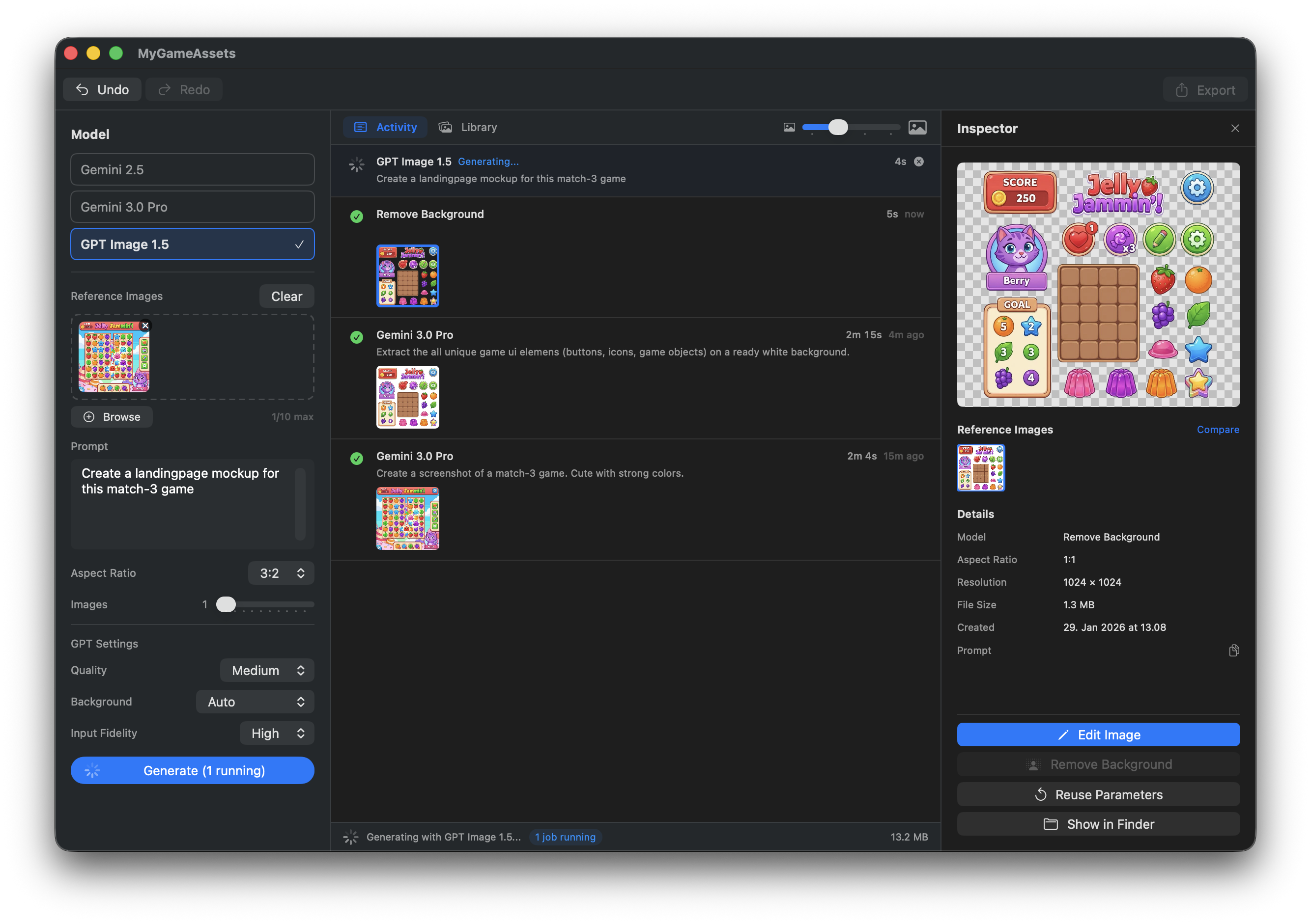 AtmanForge main interface